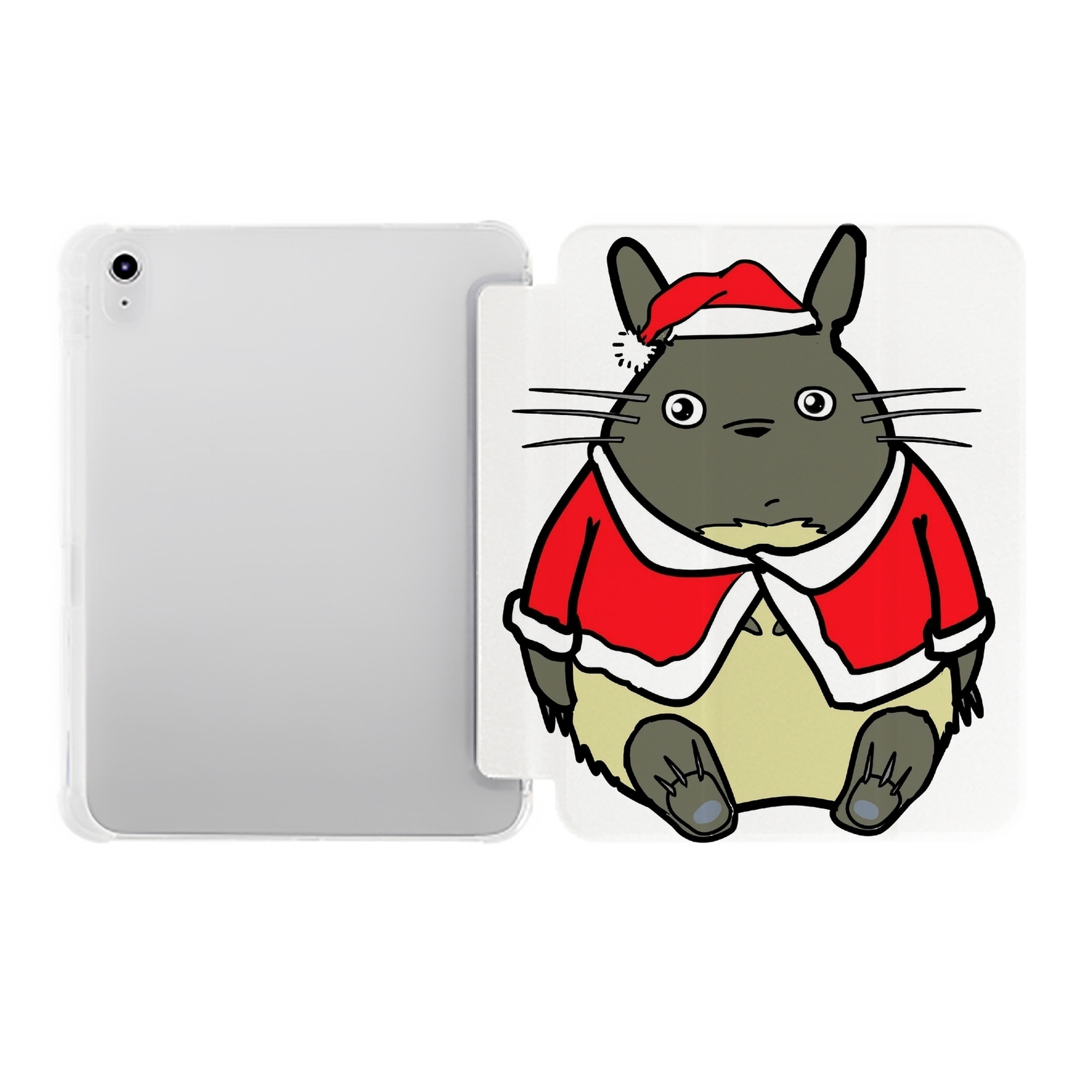 （画像用） となりのトトロ 草壁メイ 草壁サツキ My Neighbor Totoro Satsuki Kusakabe Mei Kusakabe IPad ケース ペン収納付き 三つ折りスタンド PUレザー×シリコン 対応機種9.5/10.5/10.9インチ